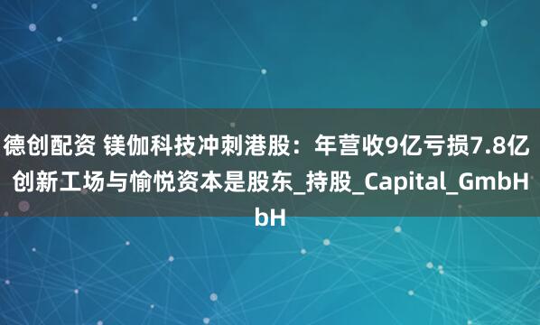 德创配资 镁伽科技冲刺港股：年营收9亿亏损7.8亿 创新工场与愉悦资本是股东_持股_Capital_GmbH